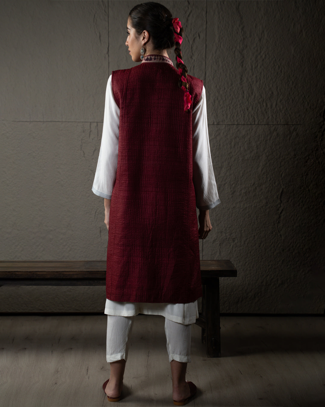 Red Ocean Shibori Jacket