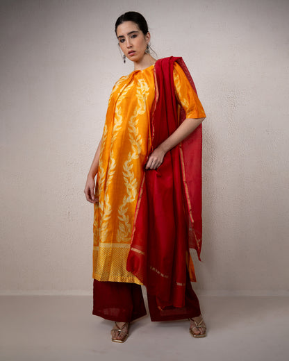 Ruby Sun Kurta Ensemble