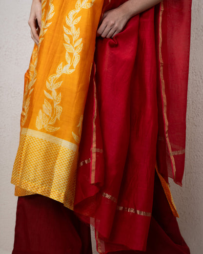 Ruby Sun Kurta Ensemble