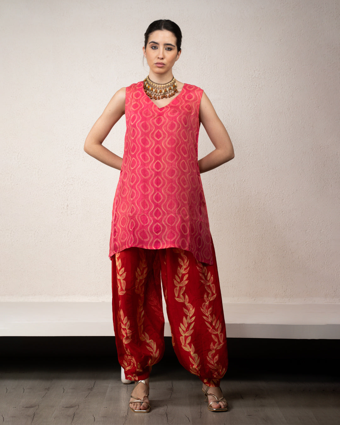 Aurelia Shibori Short Kurta Set