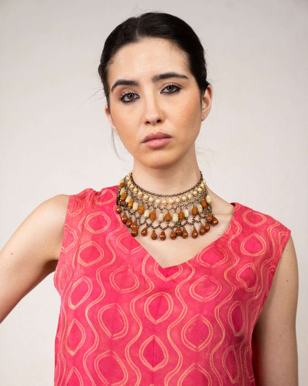 Aurelia Shibori Short Kurta Set