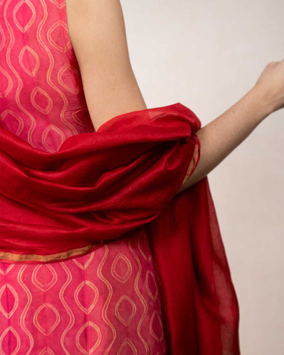 Aurelia Shibori Short Kurta Set
