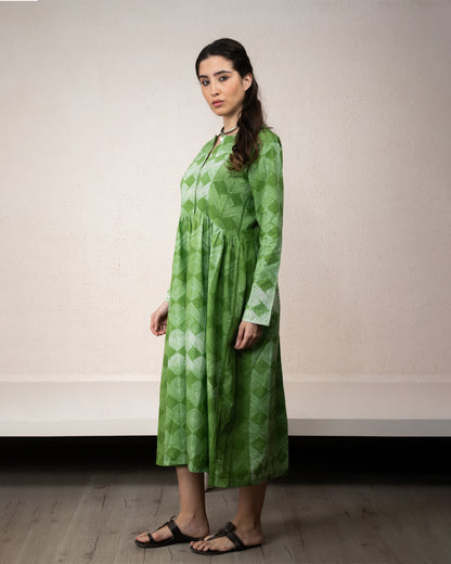 Meadow Bloom Shibori Dress