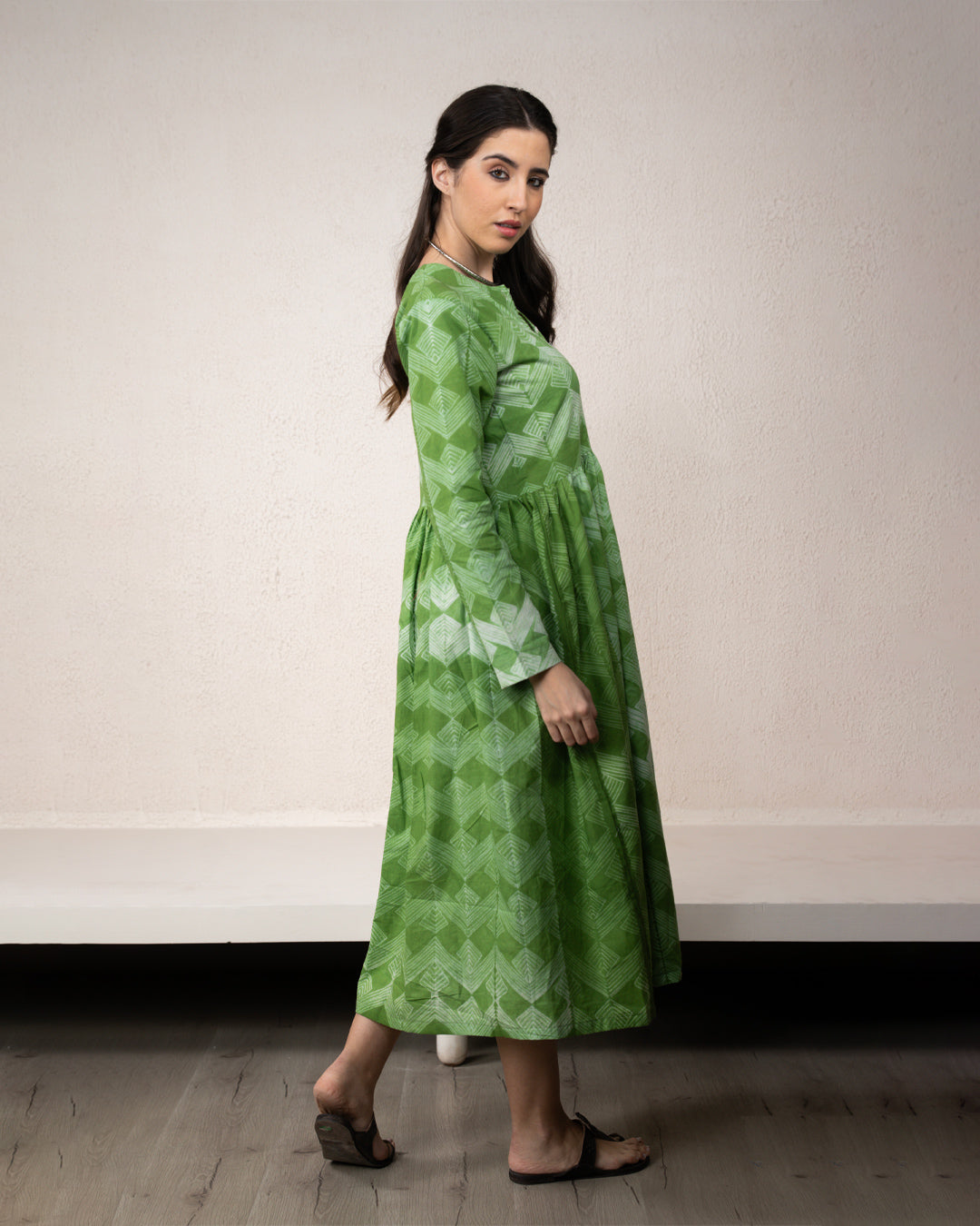 Meadow Bloom Shibori Dress