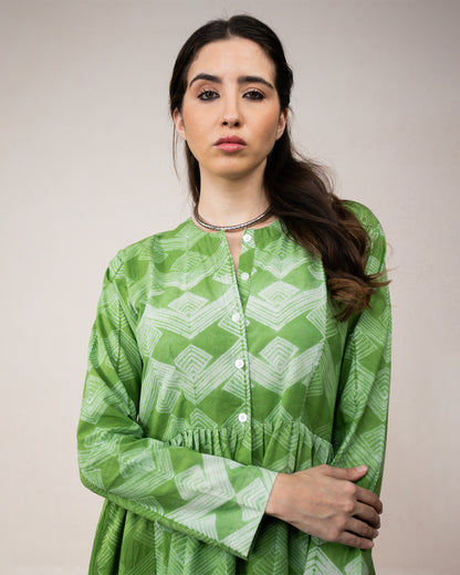 Meadow Bloom Shibori Dress