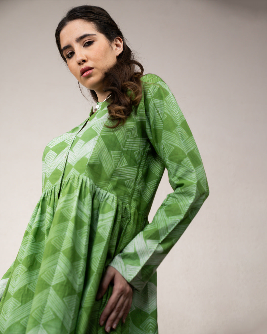 Meadow Bloom Shibori Dress