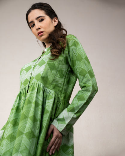 Meadow Bloom Shibori Dress