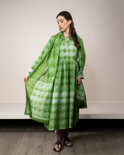 Meadow Bloom Shibori Dress