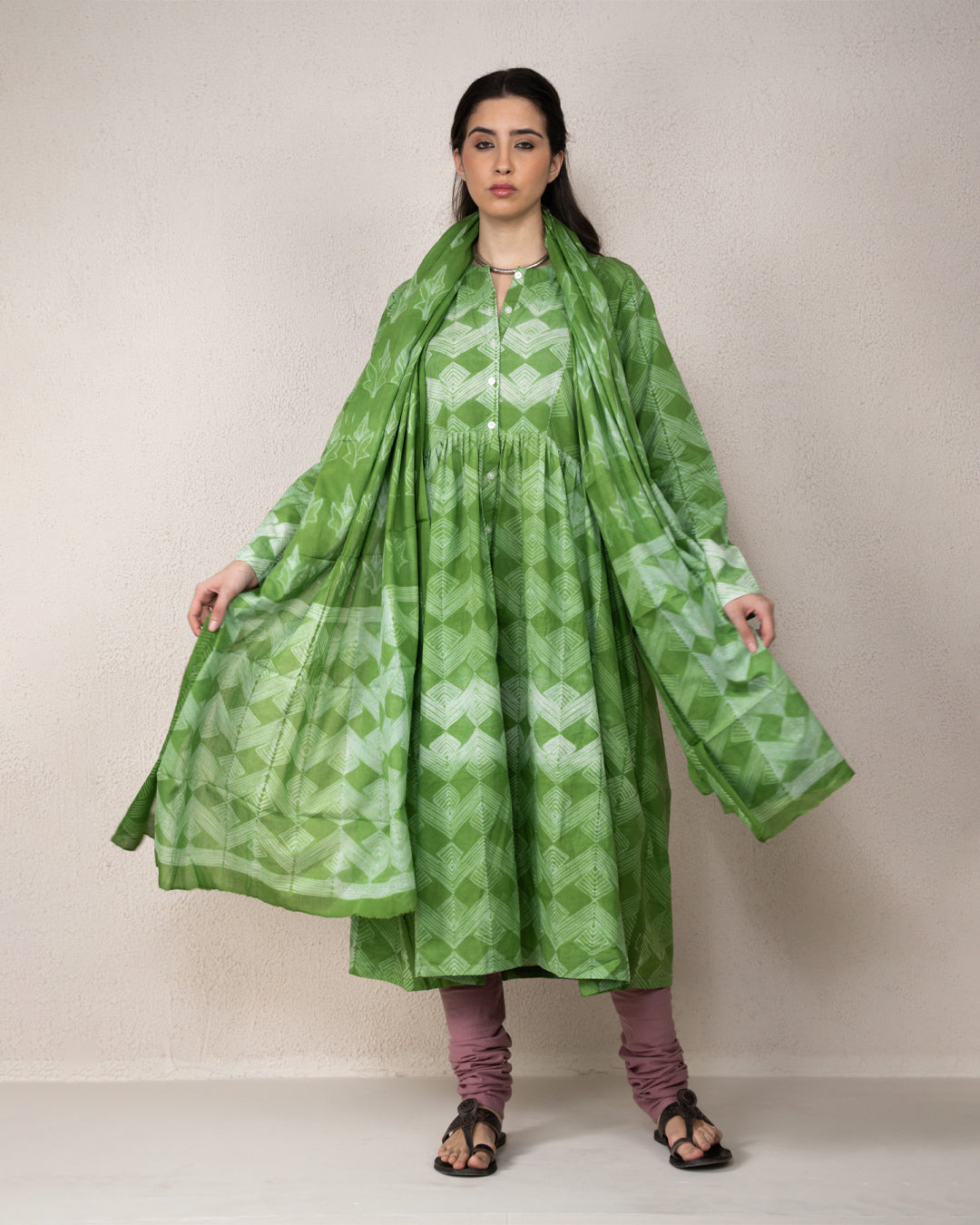 Meadow Bloom Shibori Dress