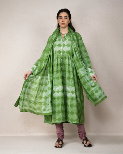 Meadow Bloom Shibori Dress