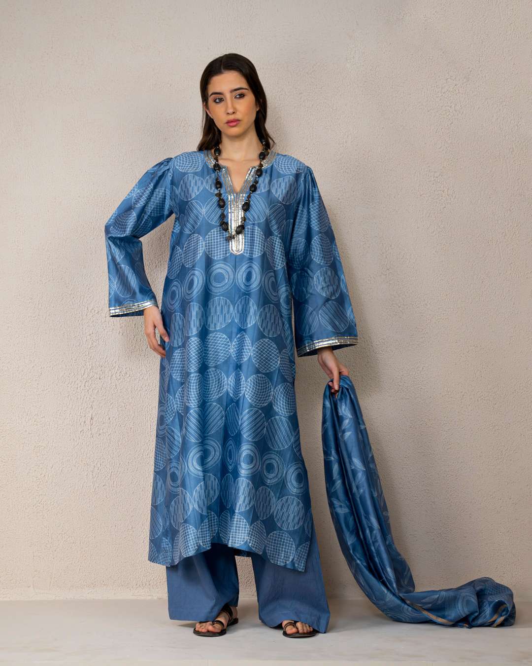 Universe Edit Shibori Kurta Set
