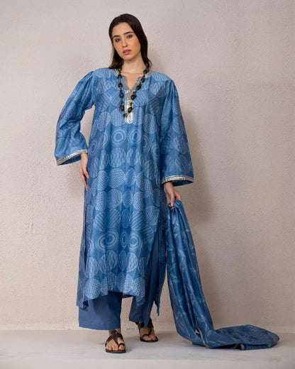 Universe Edit Shibori Kurta Set