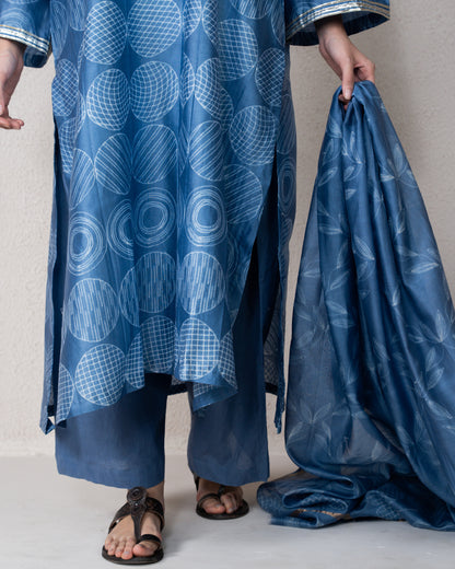 Universe Edit Shibori Kurta Set