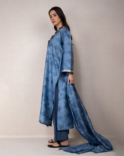 Universe Edit Shibori Kurta Set