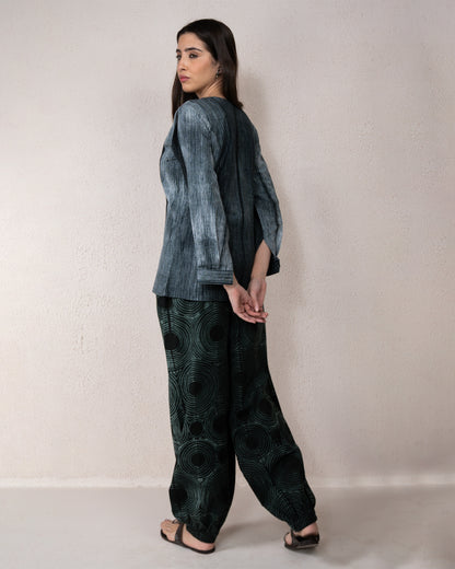 Wild Orbit  Shibori Co'ord