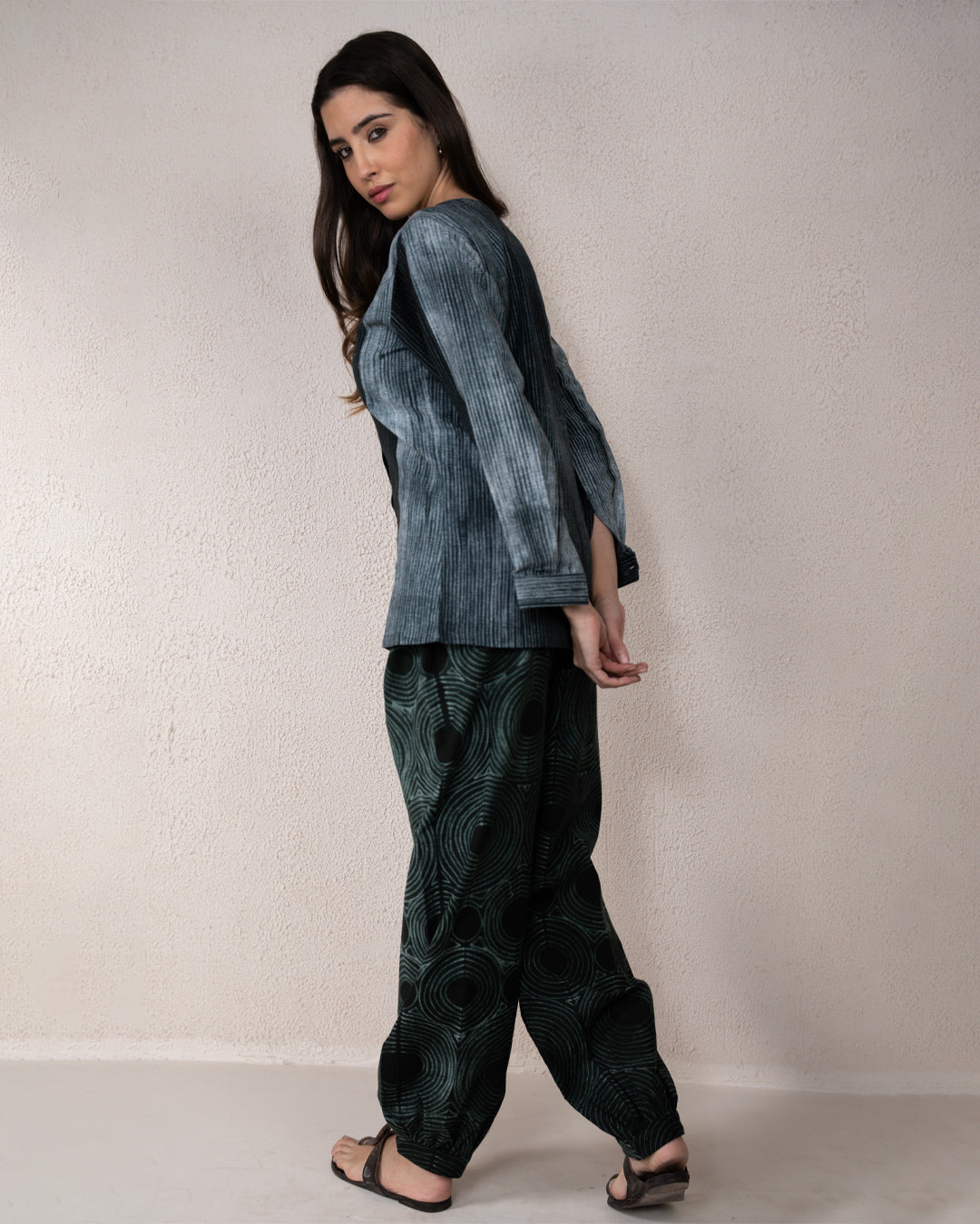 Wild Orbit  Shibori Co'ord