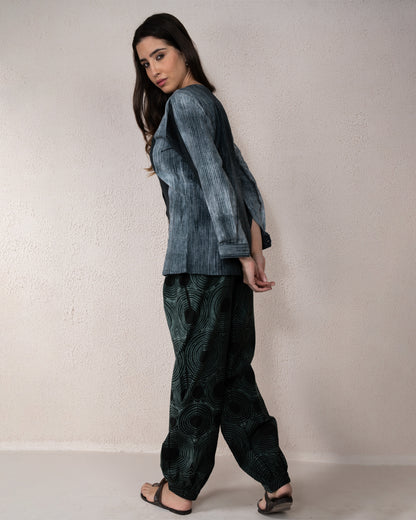 Wild Orbit  Shibori Co'ord