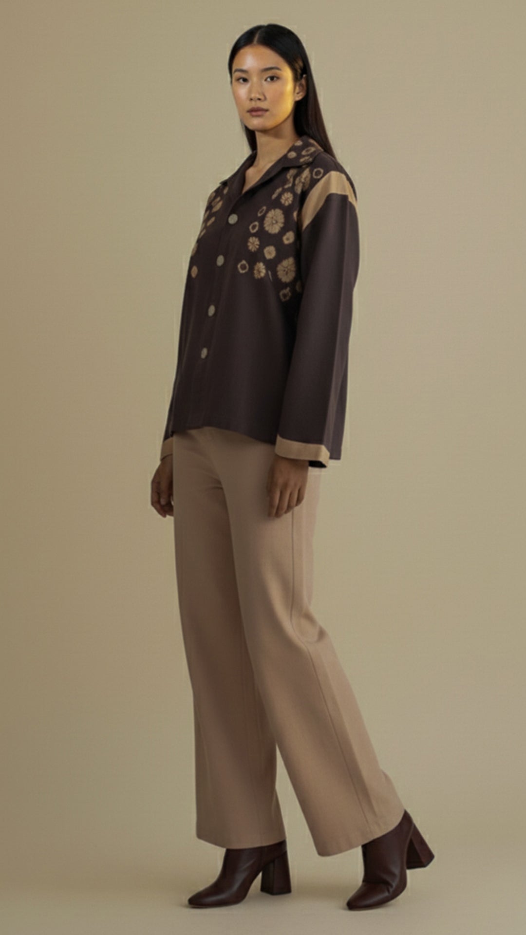 Mocha Terrain Linen Set