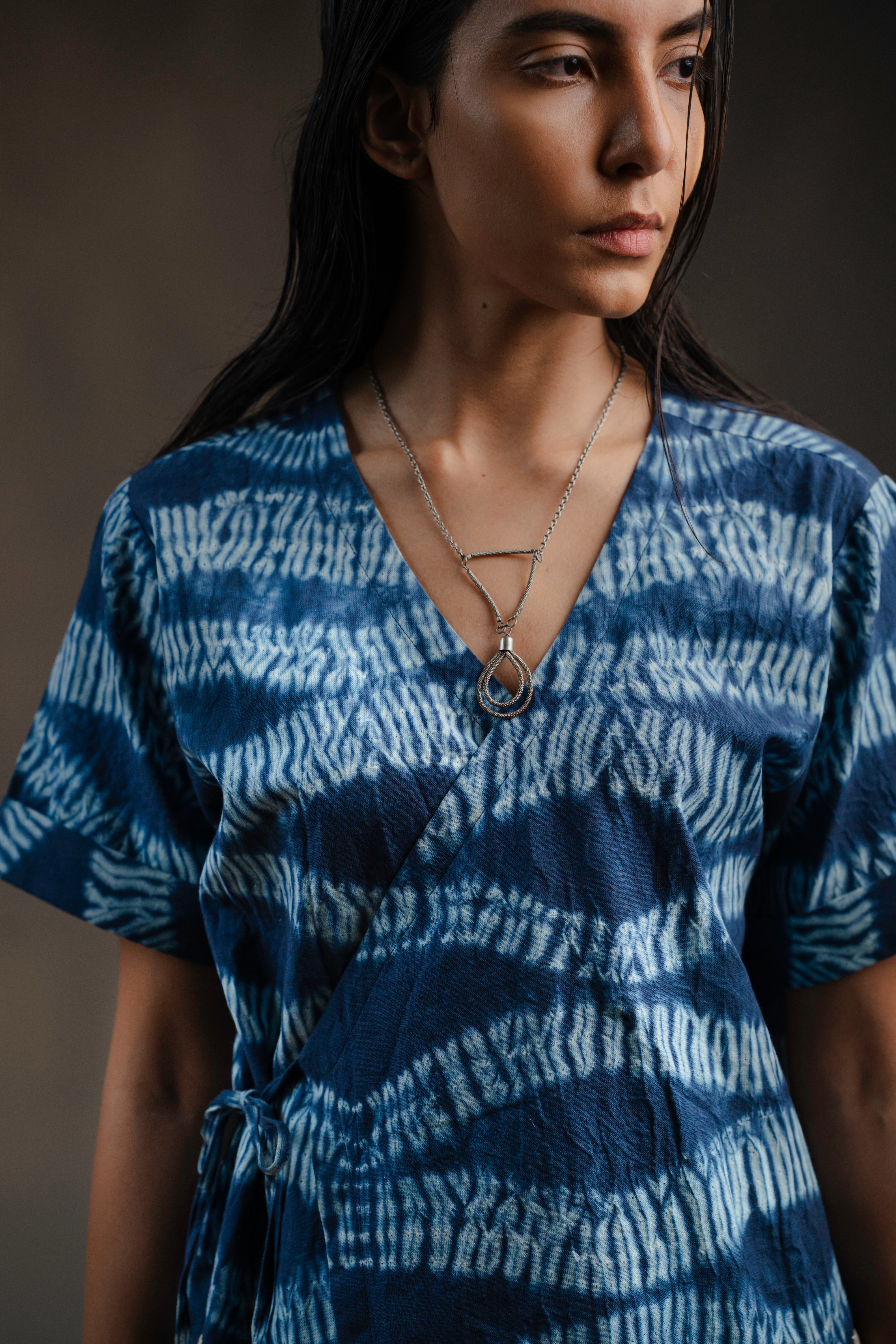 Ocean Veil Kimono Shirt
