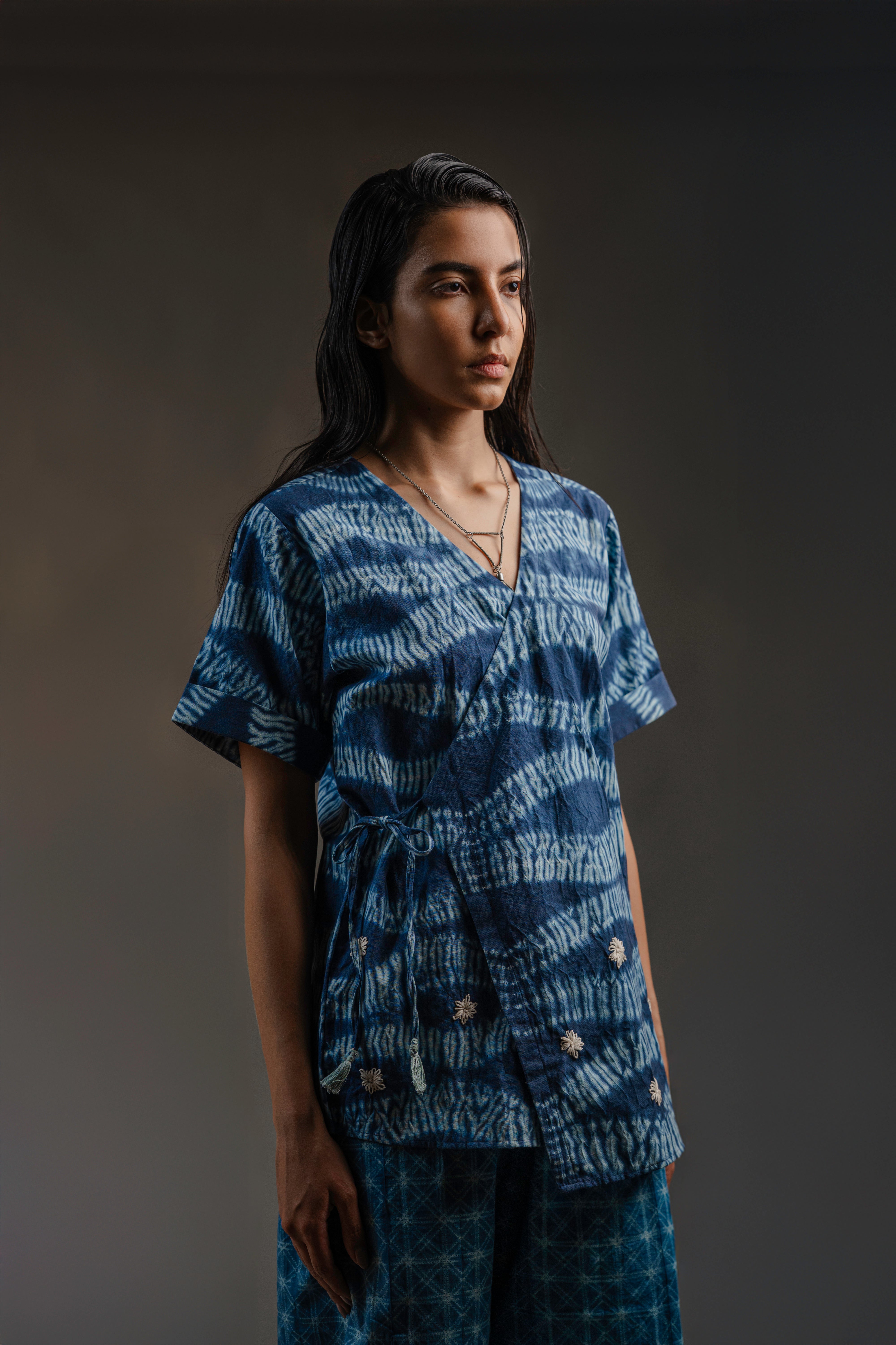 Ocean Veil Kimono Shirt