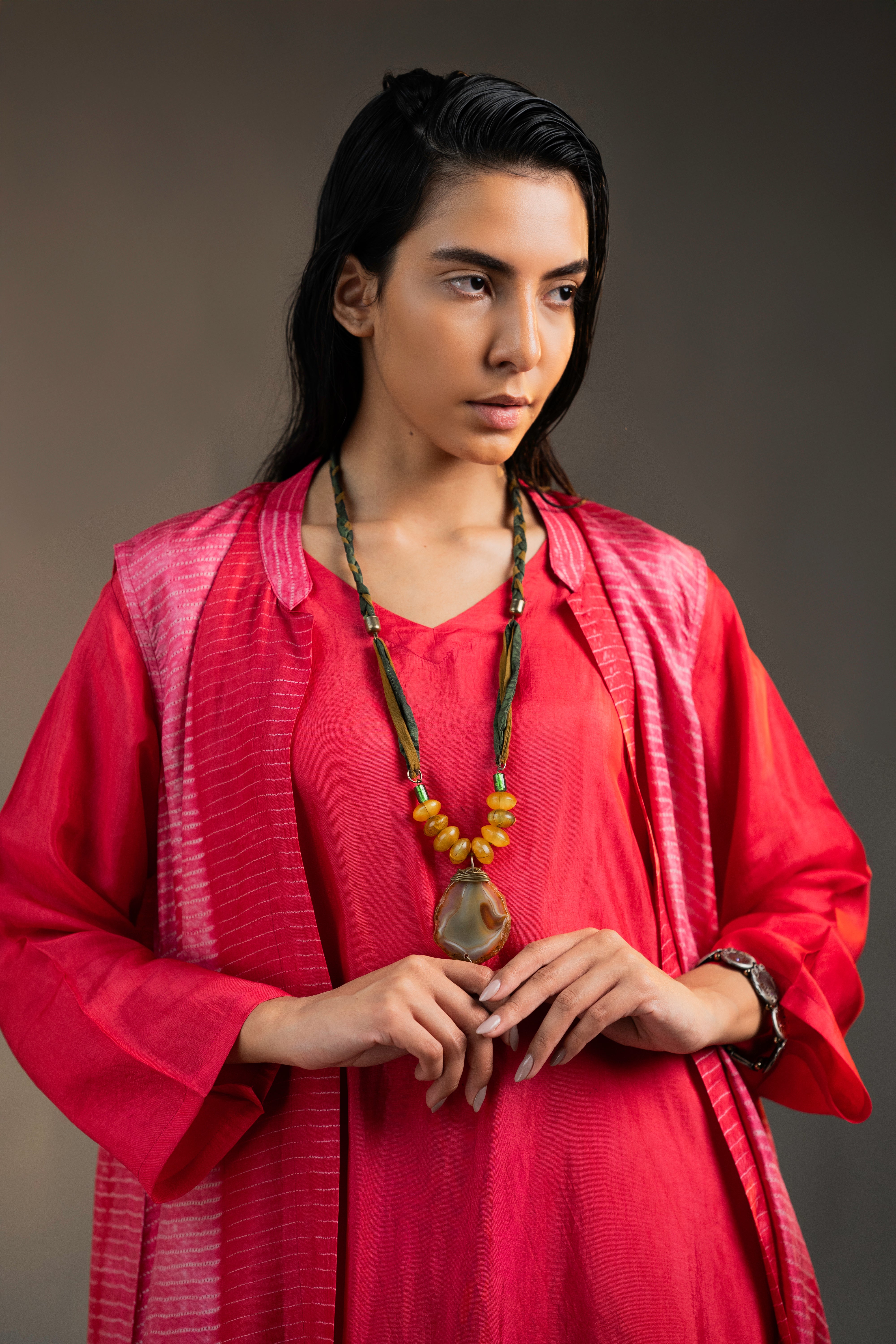 Horizon Flow - Kurta and Jacket Set