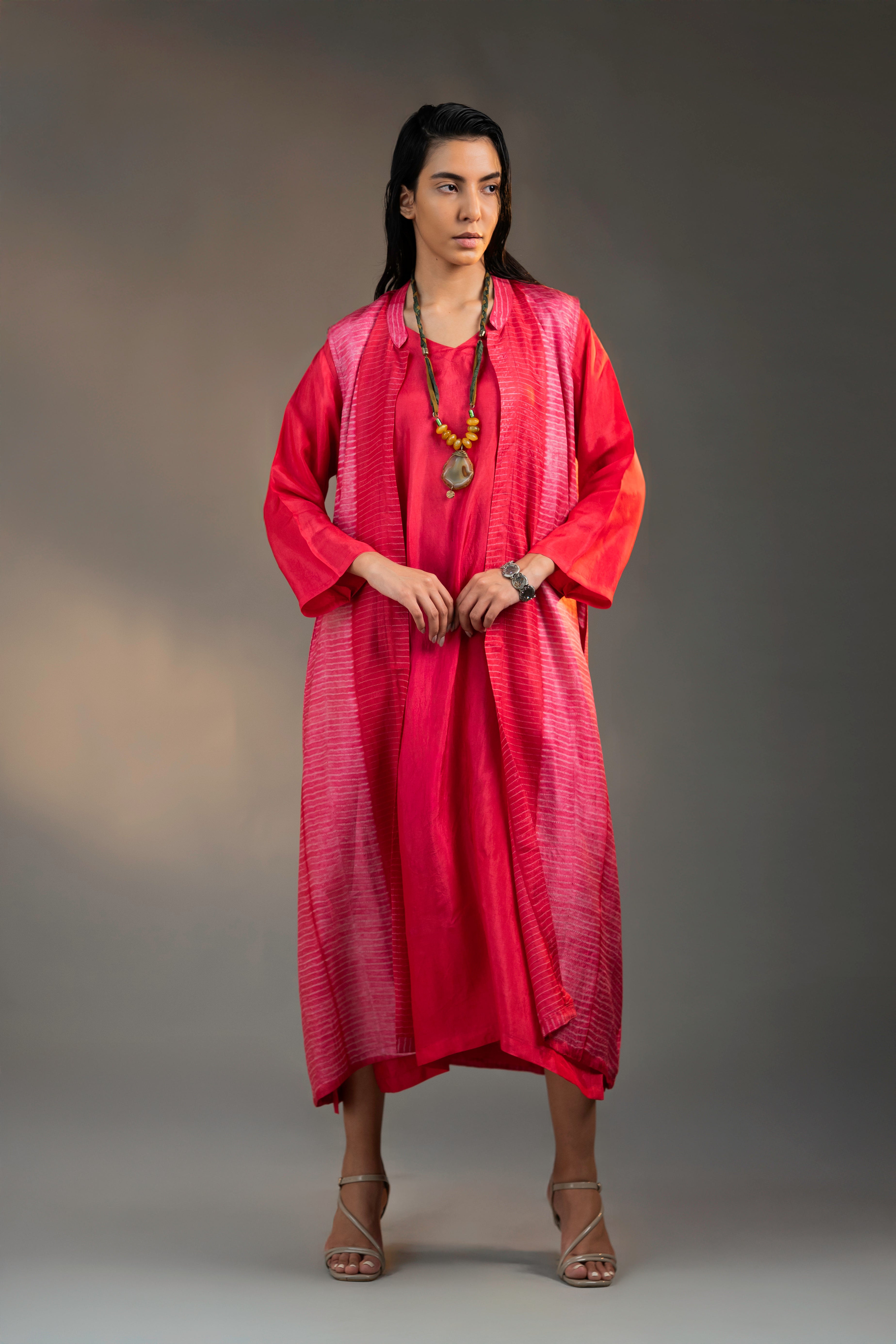Horizon Flow - Kurta and Jacket Set