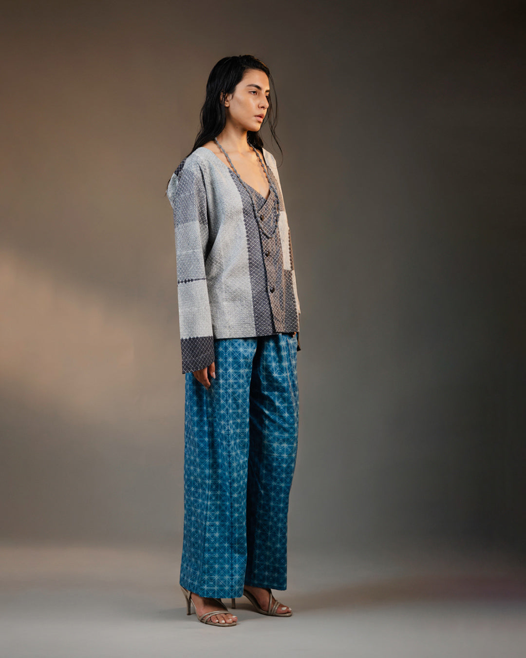 Spider web Kimono Shirt
